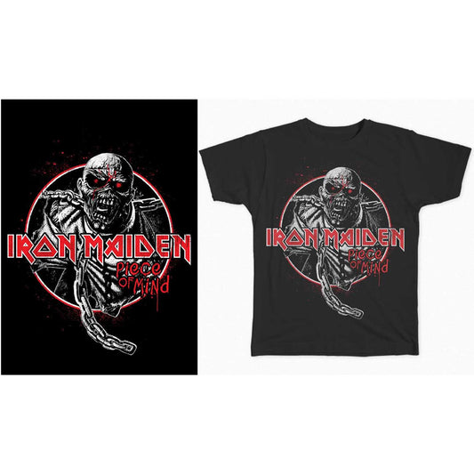 Iron Maiden T-Shirt: Piece of Mind Circle