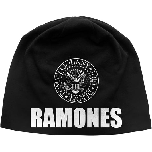 Ramones Beanie Hat: Classic Seal