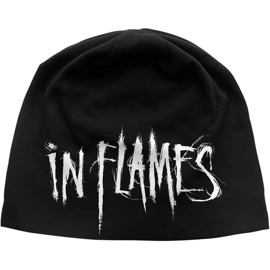 In Flames Beanie Hat: Logo