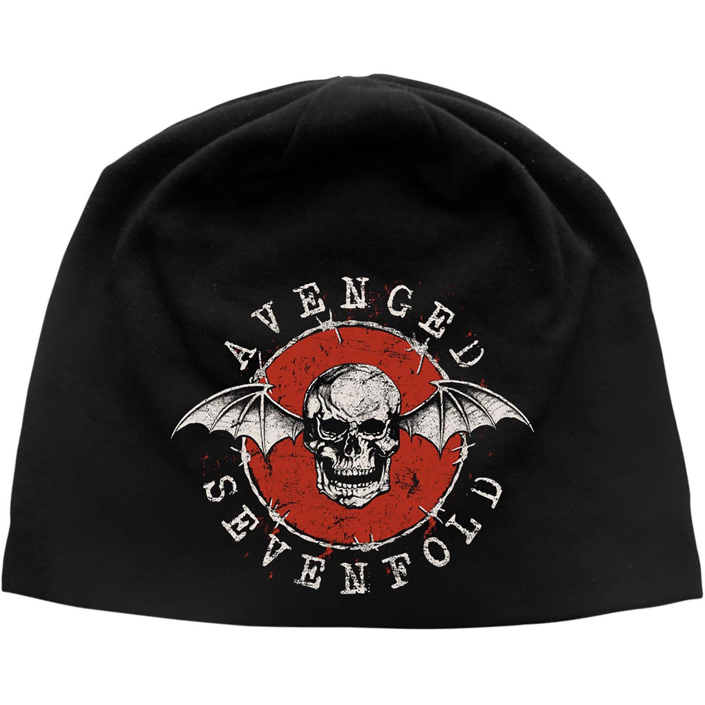 Avenged Sevenfold Beanie Hat: Distressed Bat