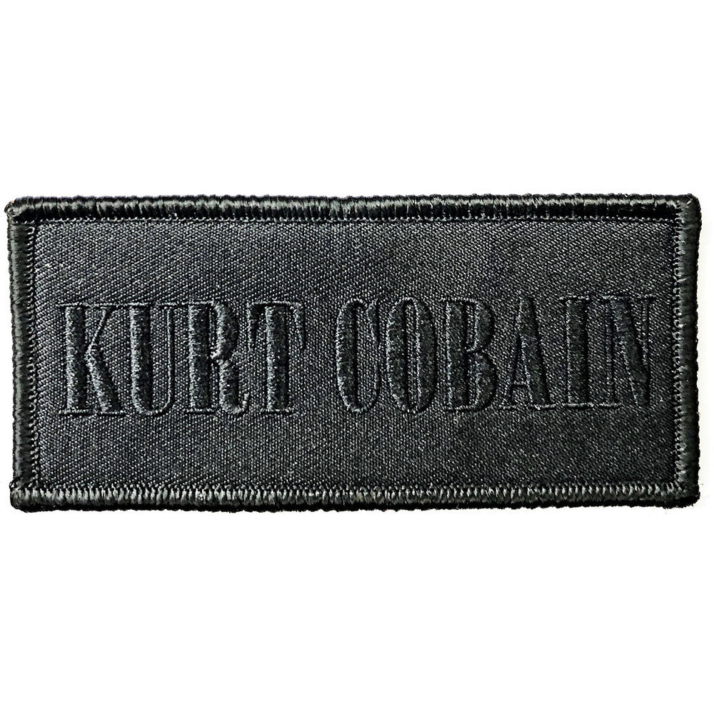 Kurt Cobain Standard Woven Patch: Logo