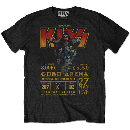 KISS T-Shirt: Cobo Arena '76