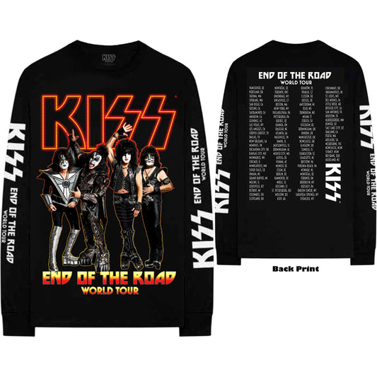 KISS Long Sleeve T-Shirt: End Of The Road Tour