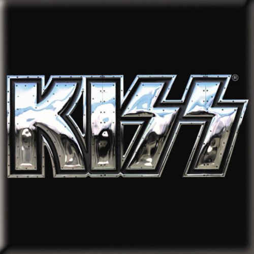 KISS Magnet: Chrome Logo