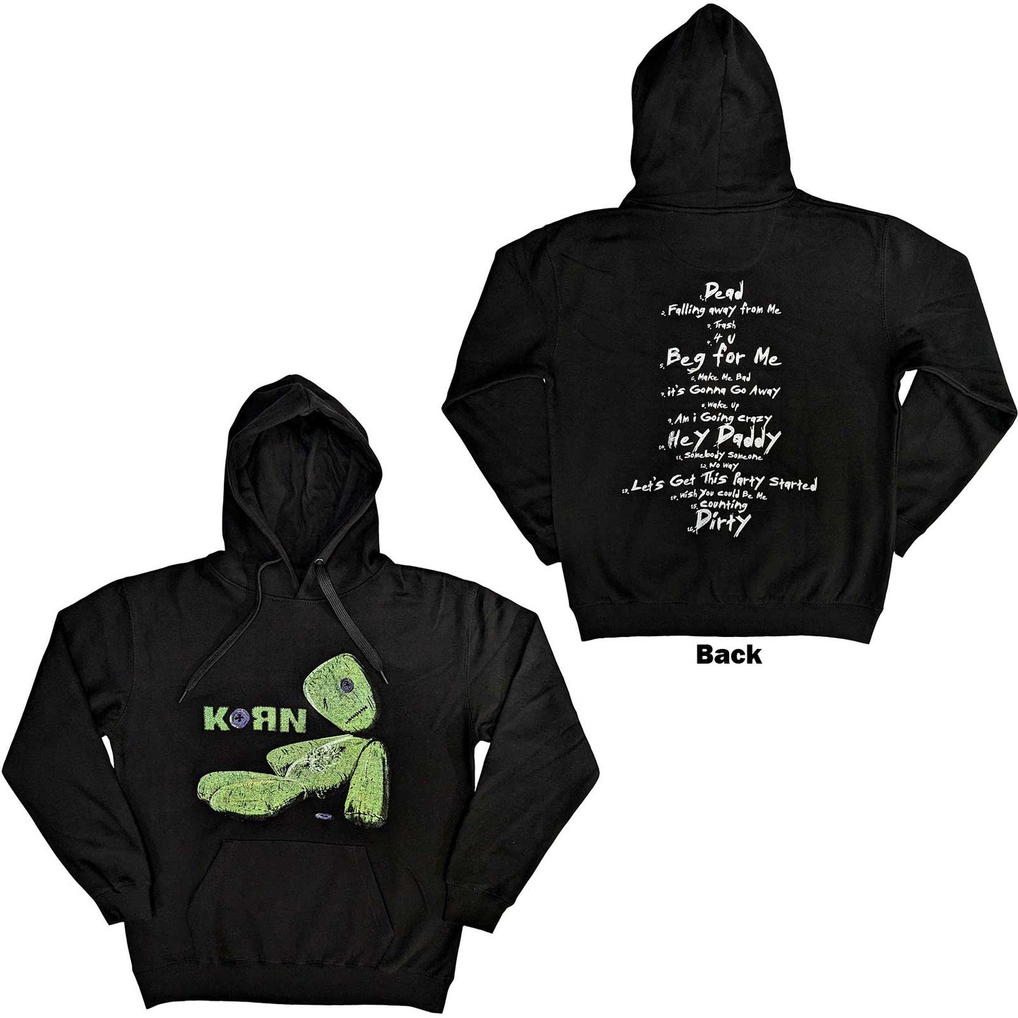 Korn Pullover Hoodie: Issues Tracklist