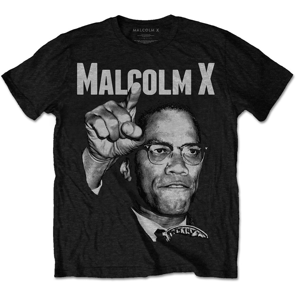 Malcolm X T-Shirt: Pointing