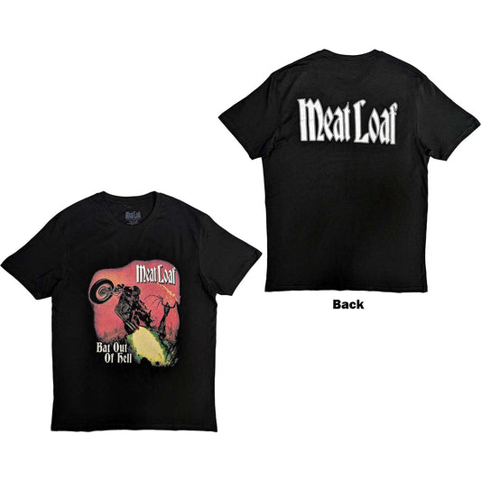 Meat Loaf T-Shirt: Bat Out Of Hell Cover