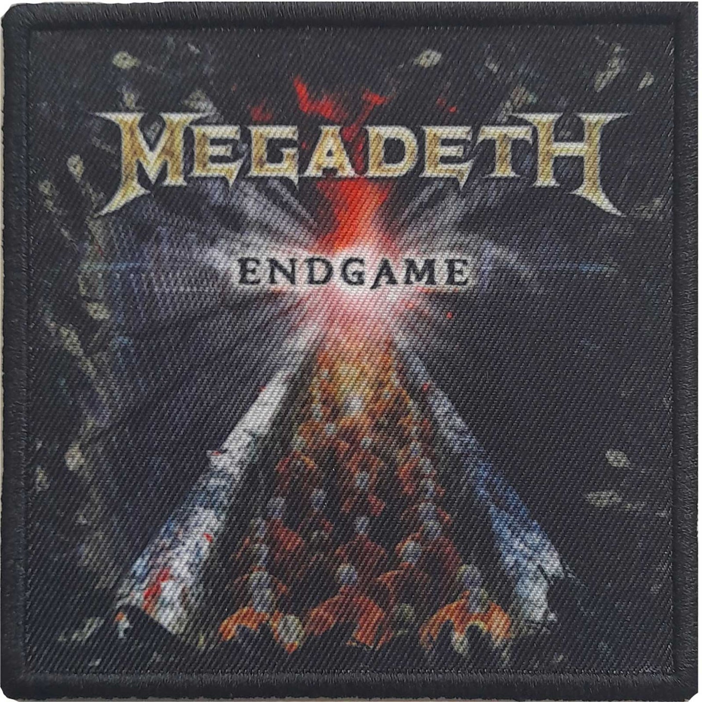 Megadeth Standard Printed Patch: End Game