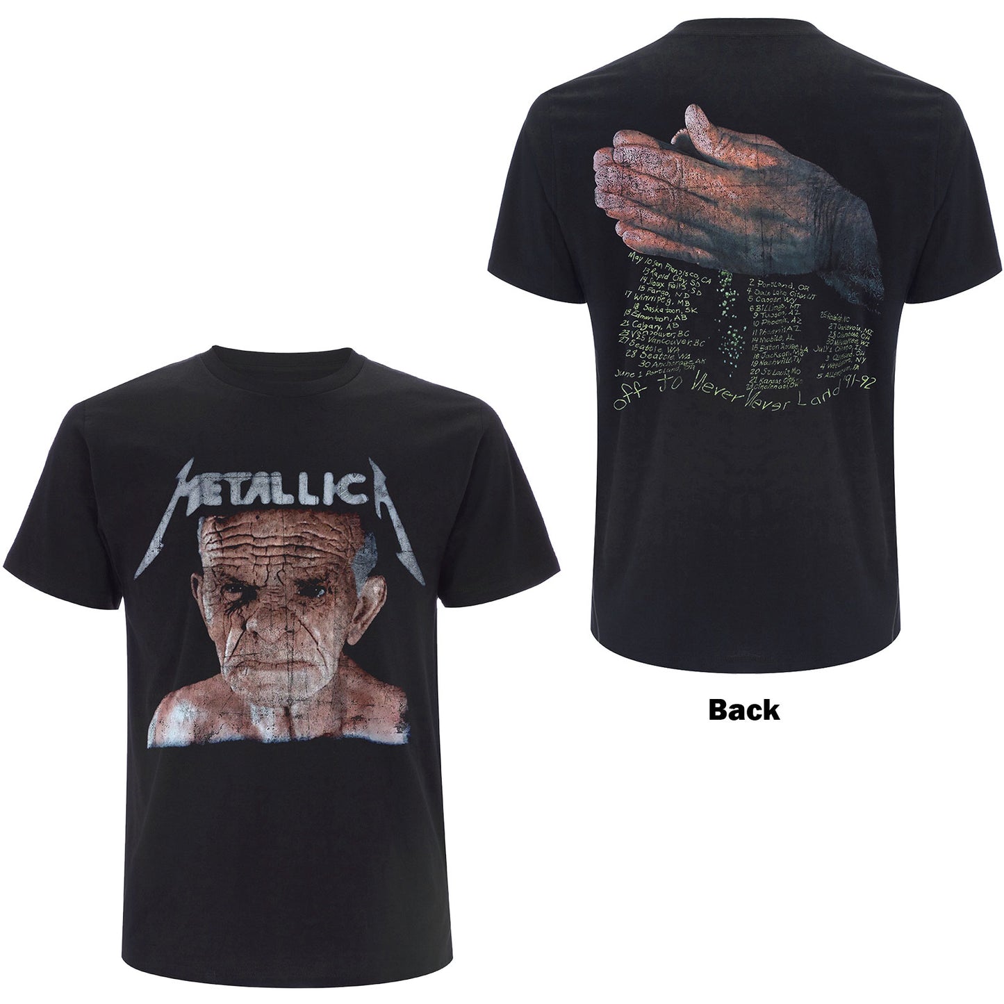 Metallica T-Shirt: Neverland