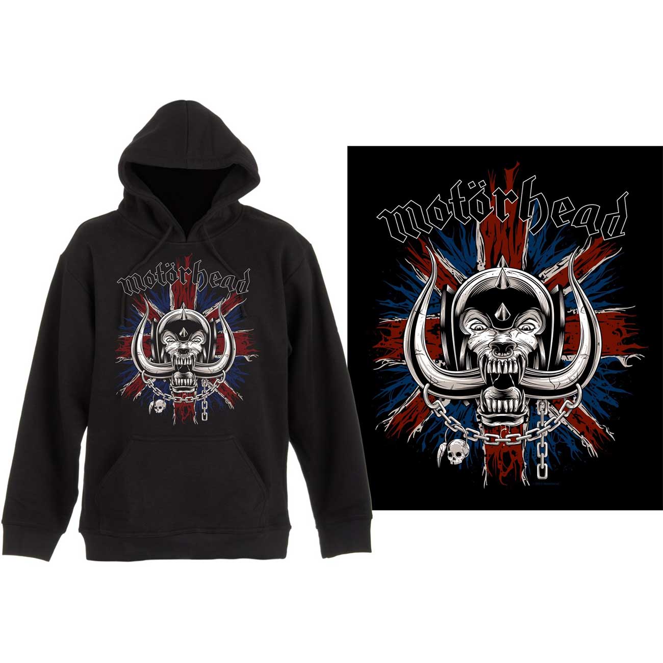 Motorhead Pullover Hoodie: British Warpig