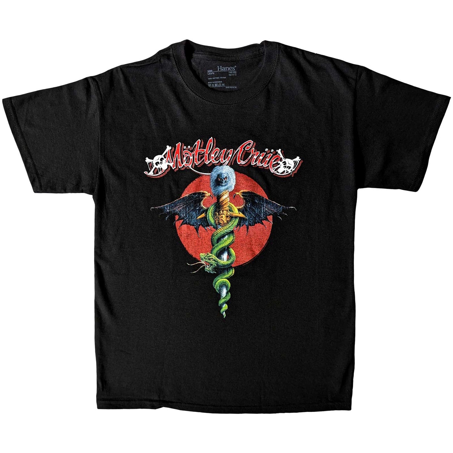 Motley Crue T-Shirt: Feelgood Red Circle