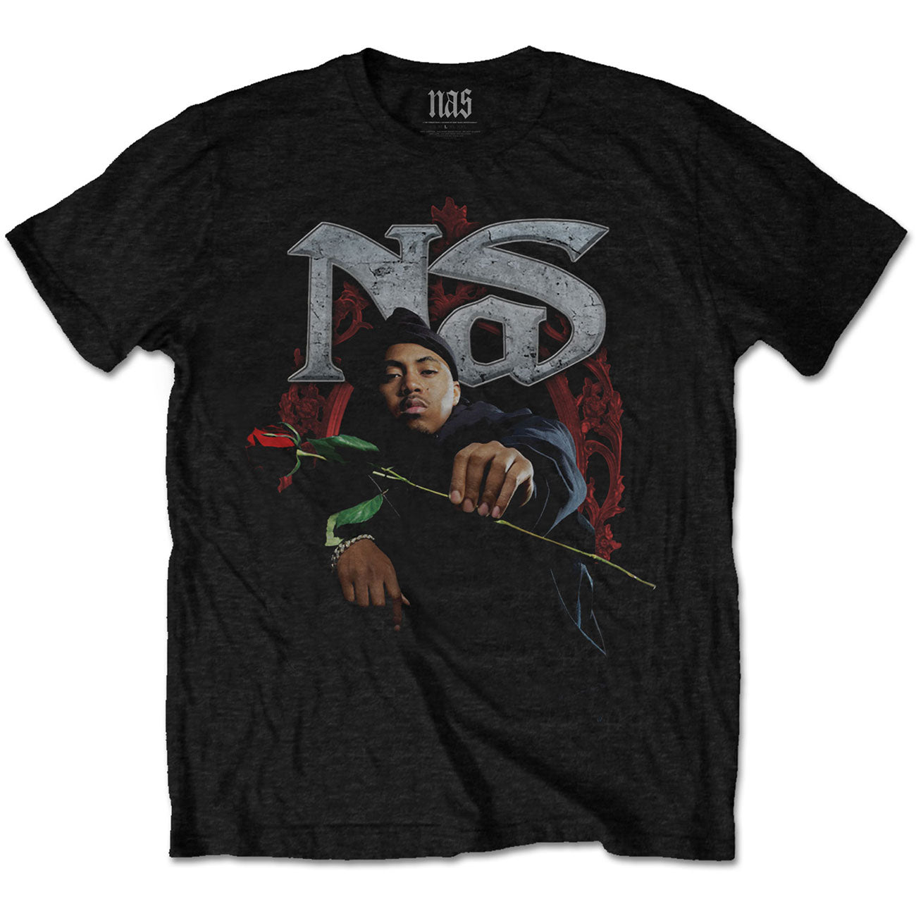 Nas T-Shirt: Red Rose