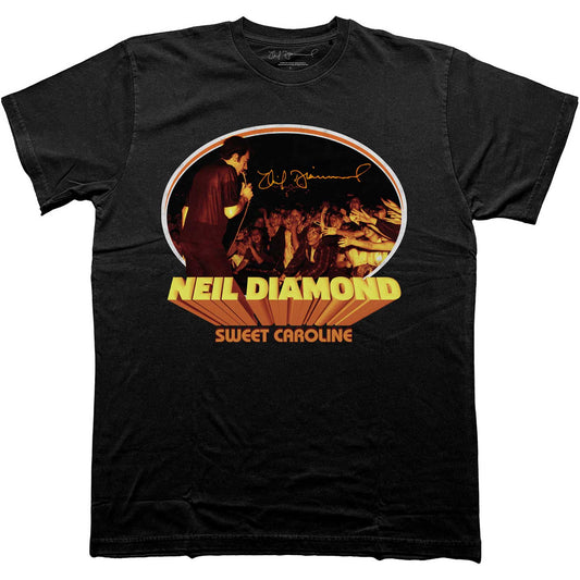 Neil Diamond T-Shirt: Sweet Caroline Oval