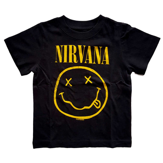 Nirvana Toddler T-Shirt: Yellow Happy Face