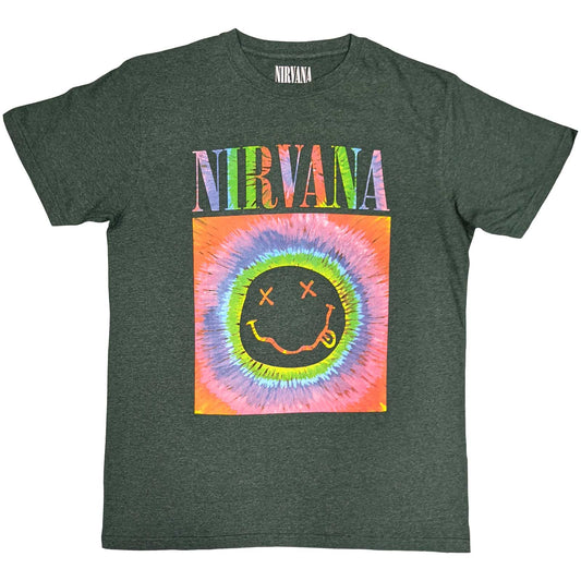 Nirvana T-Shirt: Happy Face Glow Box