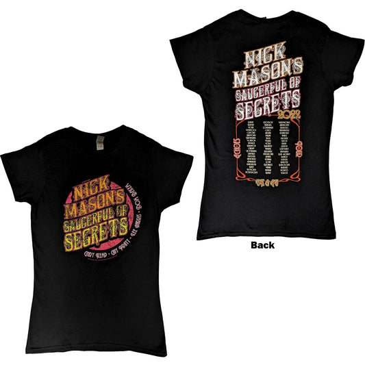 Nick Mason's Saucerful of Secrets Ladies T-Shirt: Echoes European Tour 2022