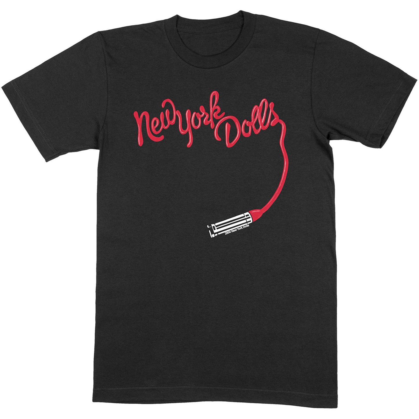 New York Dolls T-Shirt: Lipstick Logo