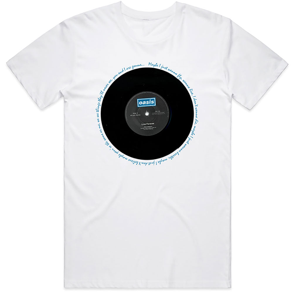 Oasis T-Shirt: Live Forever Single