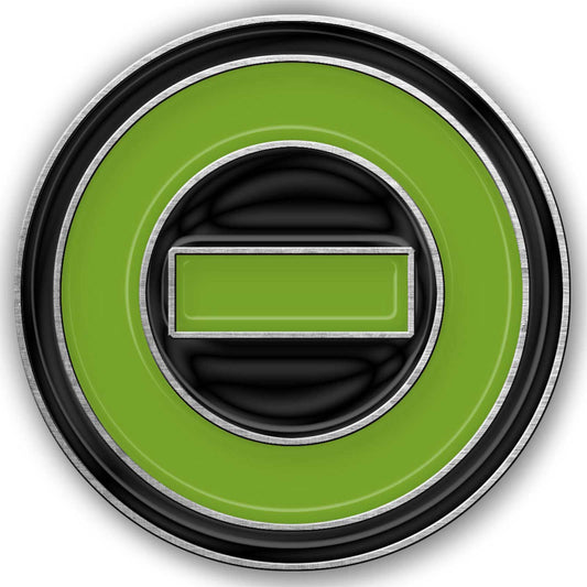 Type O Negative Badge: Negative Symbol