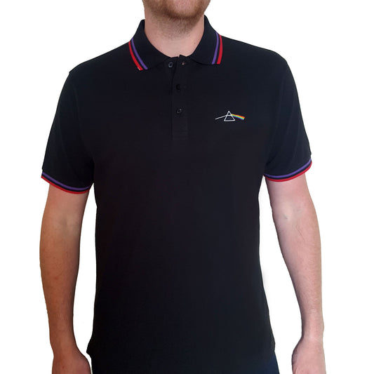 Pink Floyd Polo Shirt: Dark Side of the Moon Prism