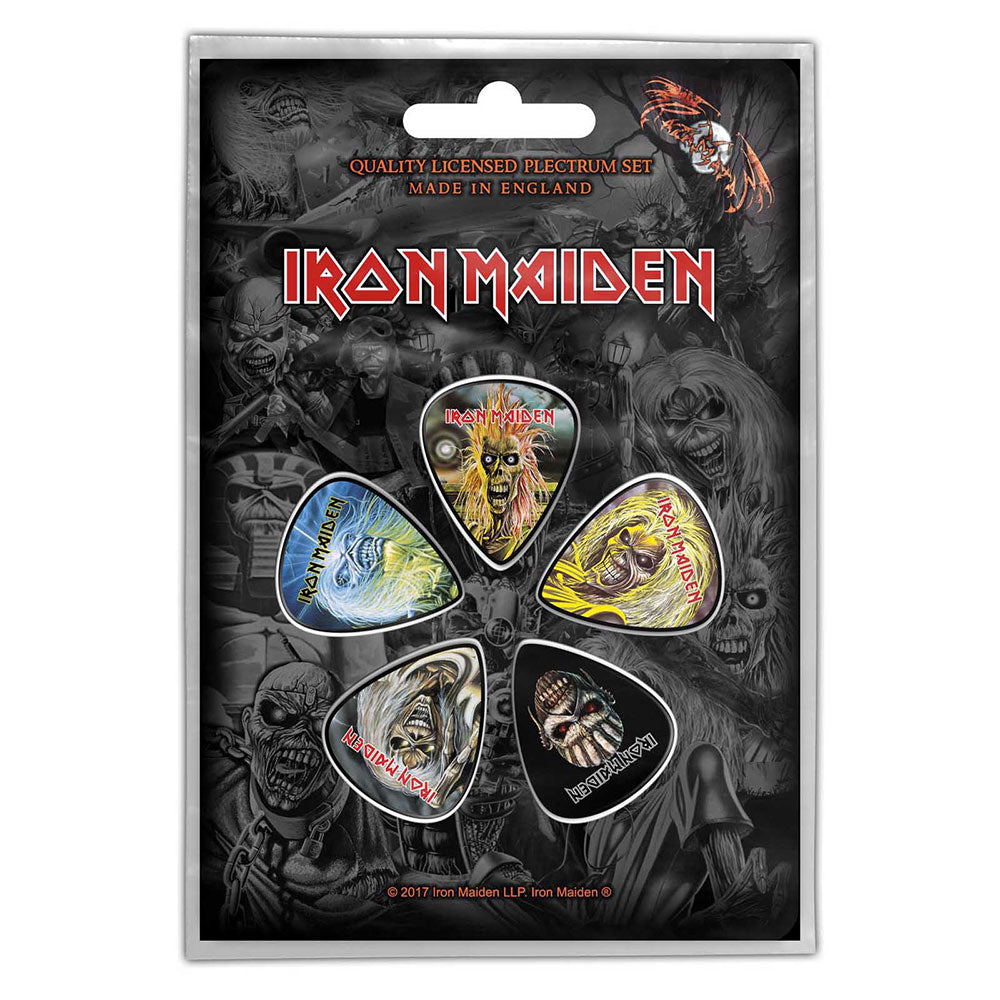 Iron Maiden Plectrum Pack: The Faces of Eddie