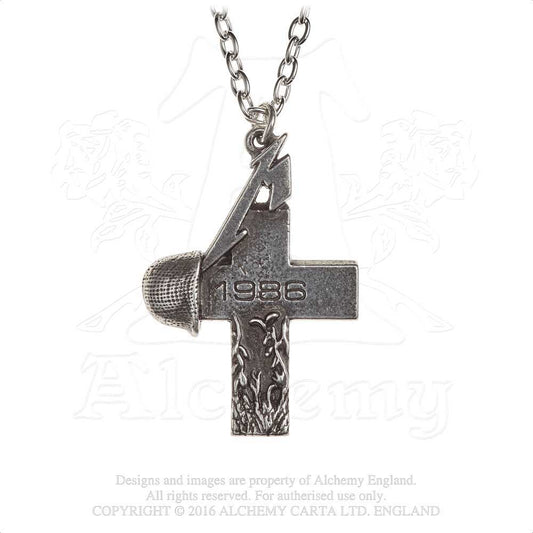 Metallica Jewellery: Master of Puppets 1986 Cross