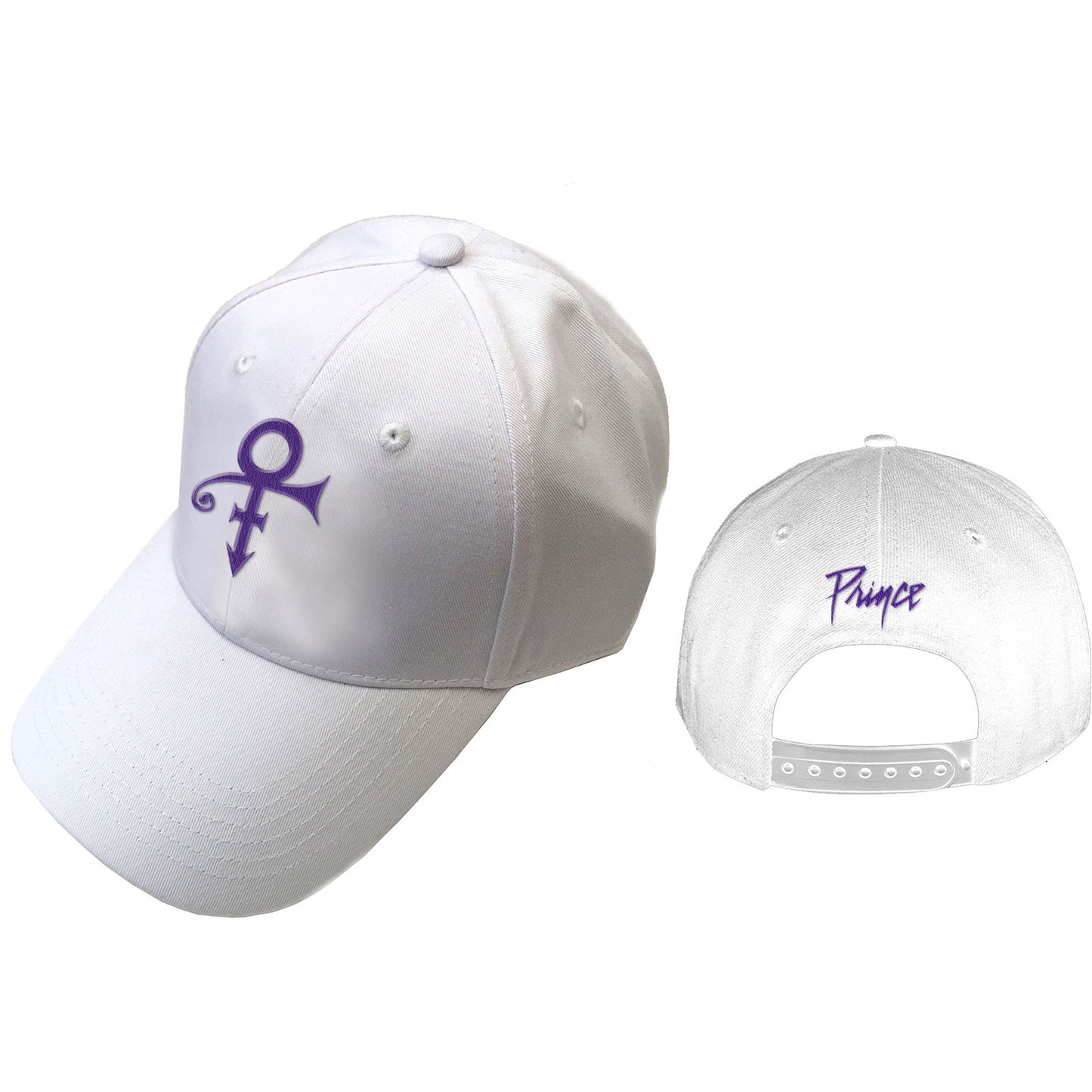 Prince Baseball Cap: Purple Symbol