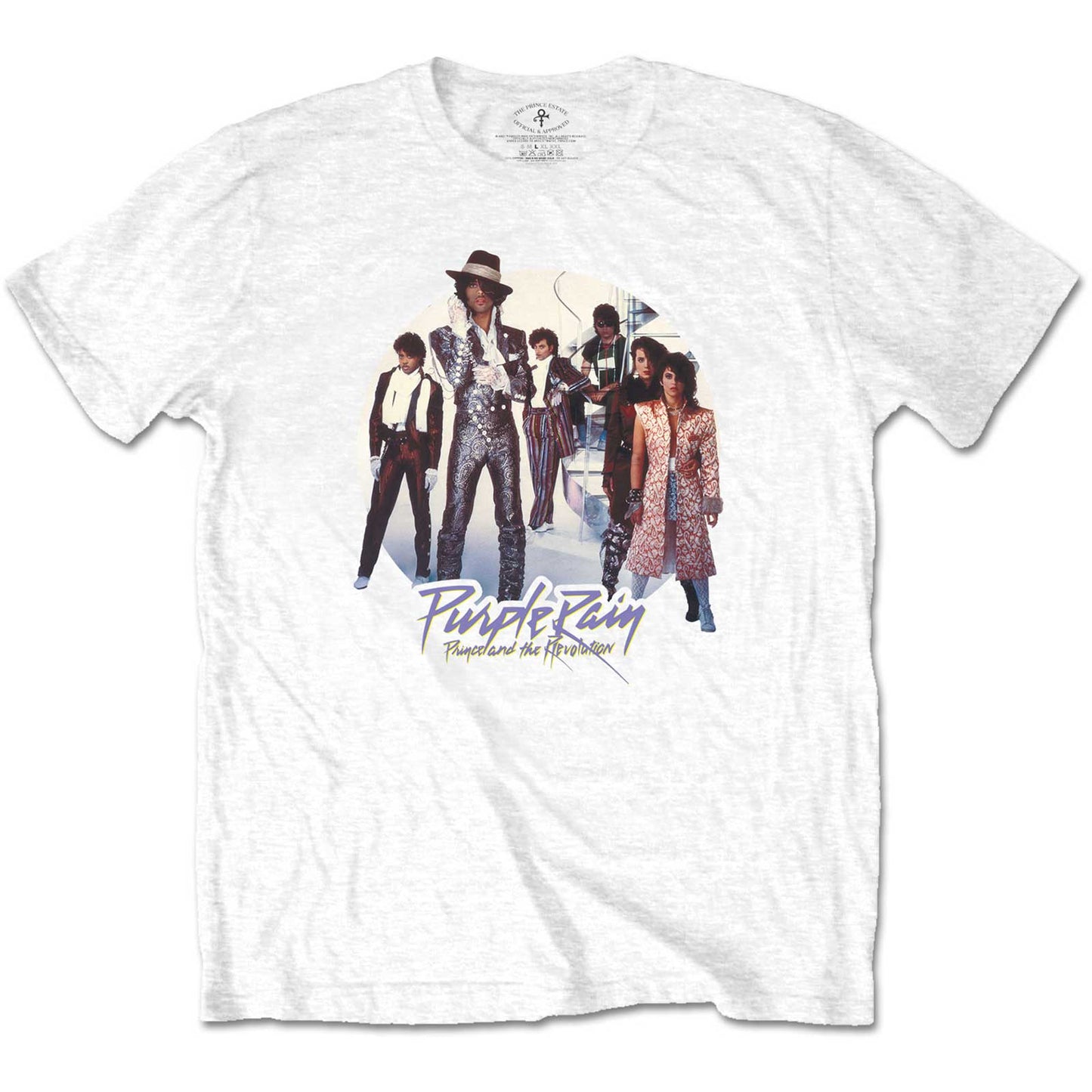 Prince T-Shirt: Purple Rain Circle