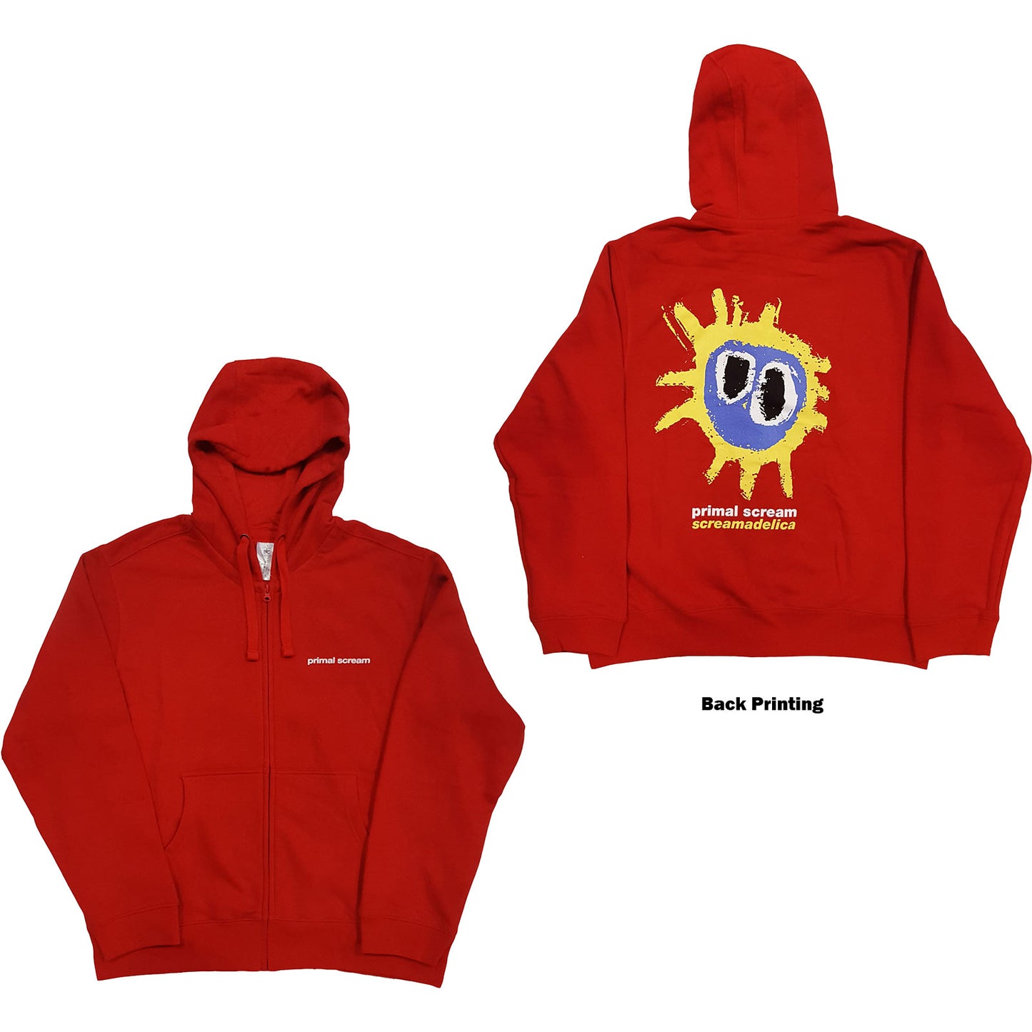 Primal Scream Zipped Hoodie: Screamadelica