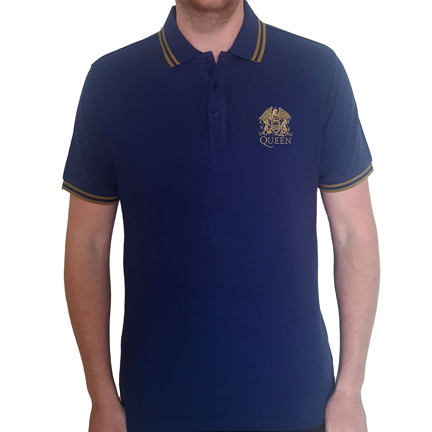 Queen Polo Shirt: Crest Logo