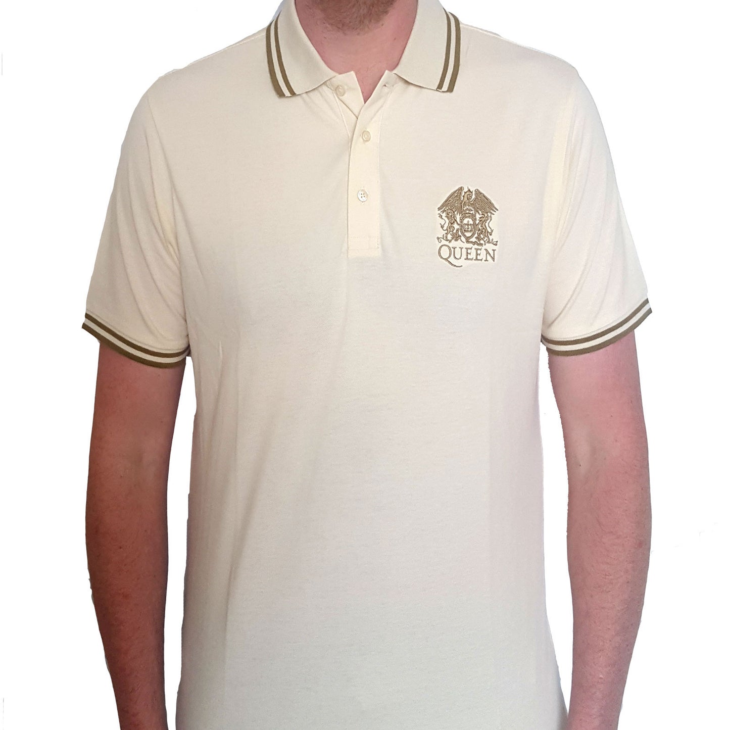 Queen Polo Shirt: Crest Logo