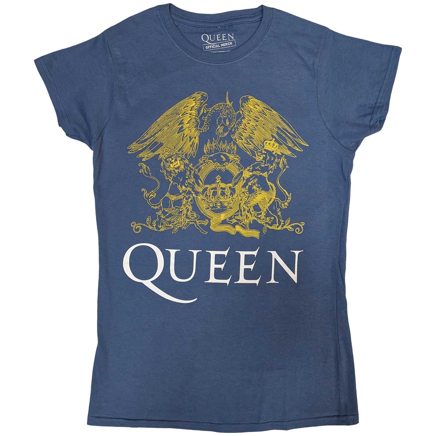 Queen Ladies T-Shirt: Crest