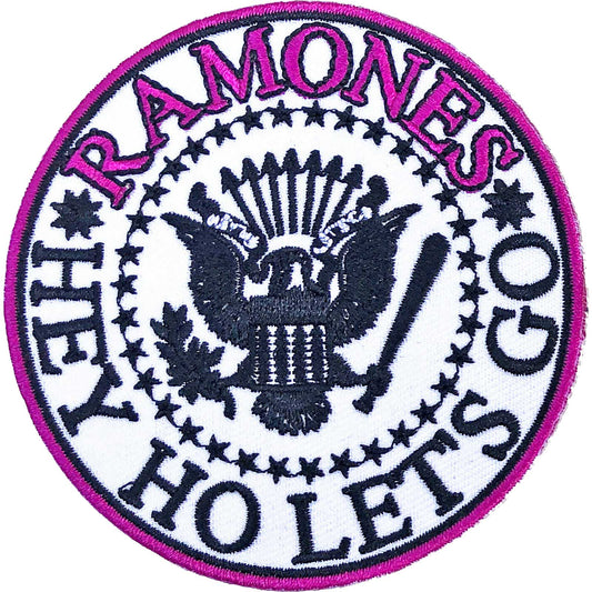 Ramones Standard Woven Patch: Hey Ho Let's Go V. 1