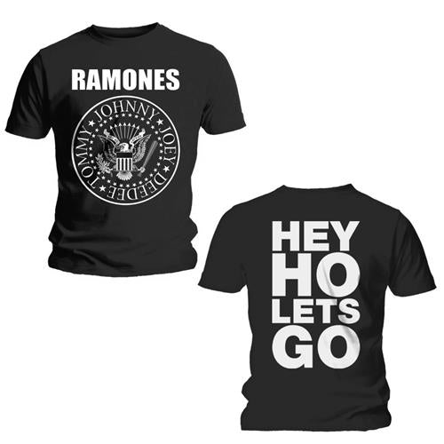 Ramones T-Shirt: Hey Ho (Front & Back)