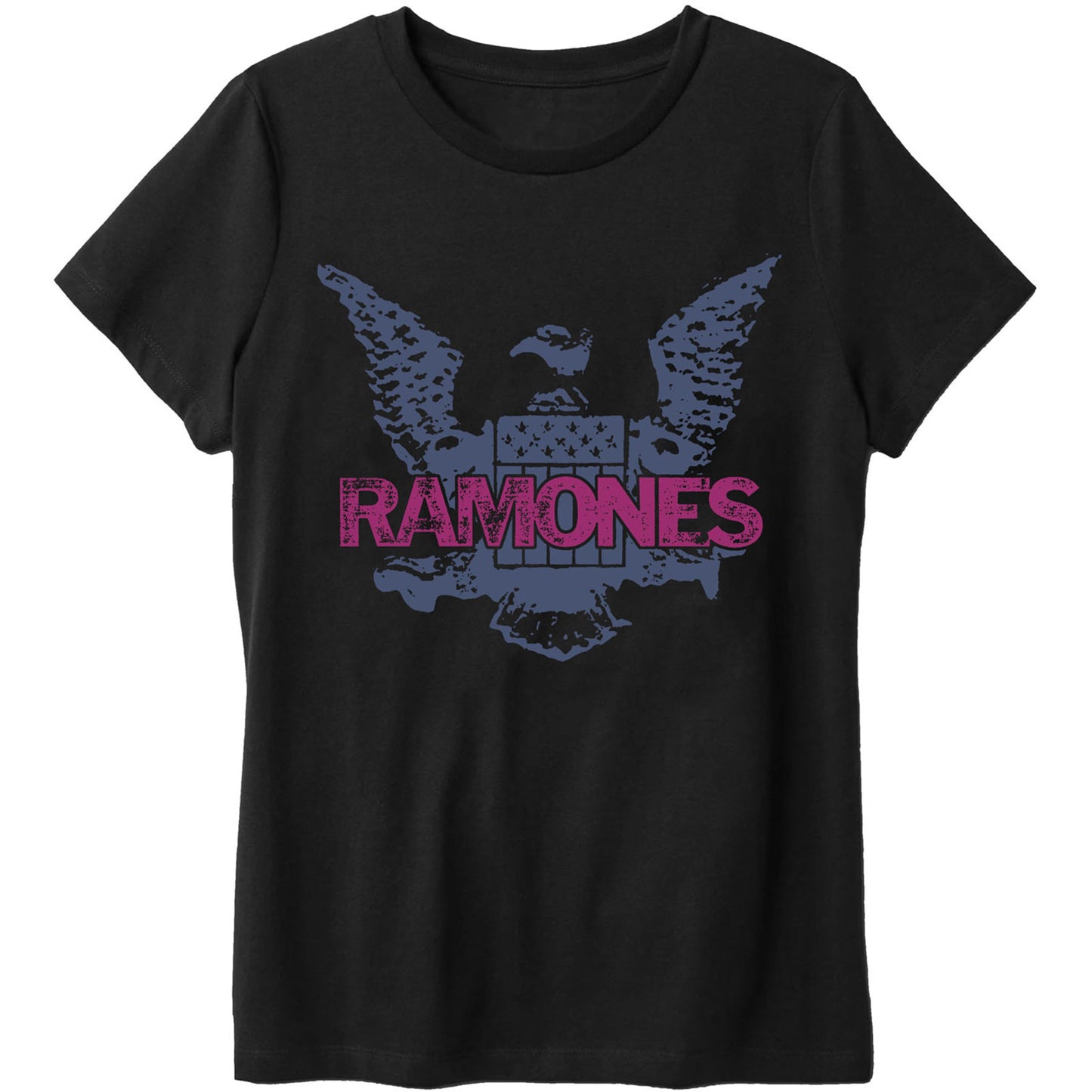 Ramones T-Shirt: Purple Eagle