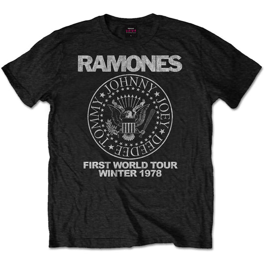 Ramones T-Shirt: First World Tour 1978