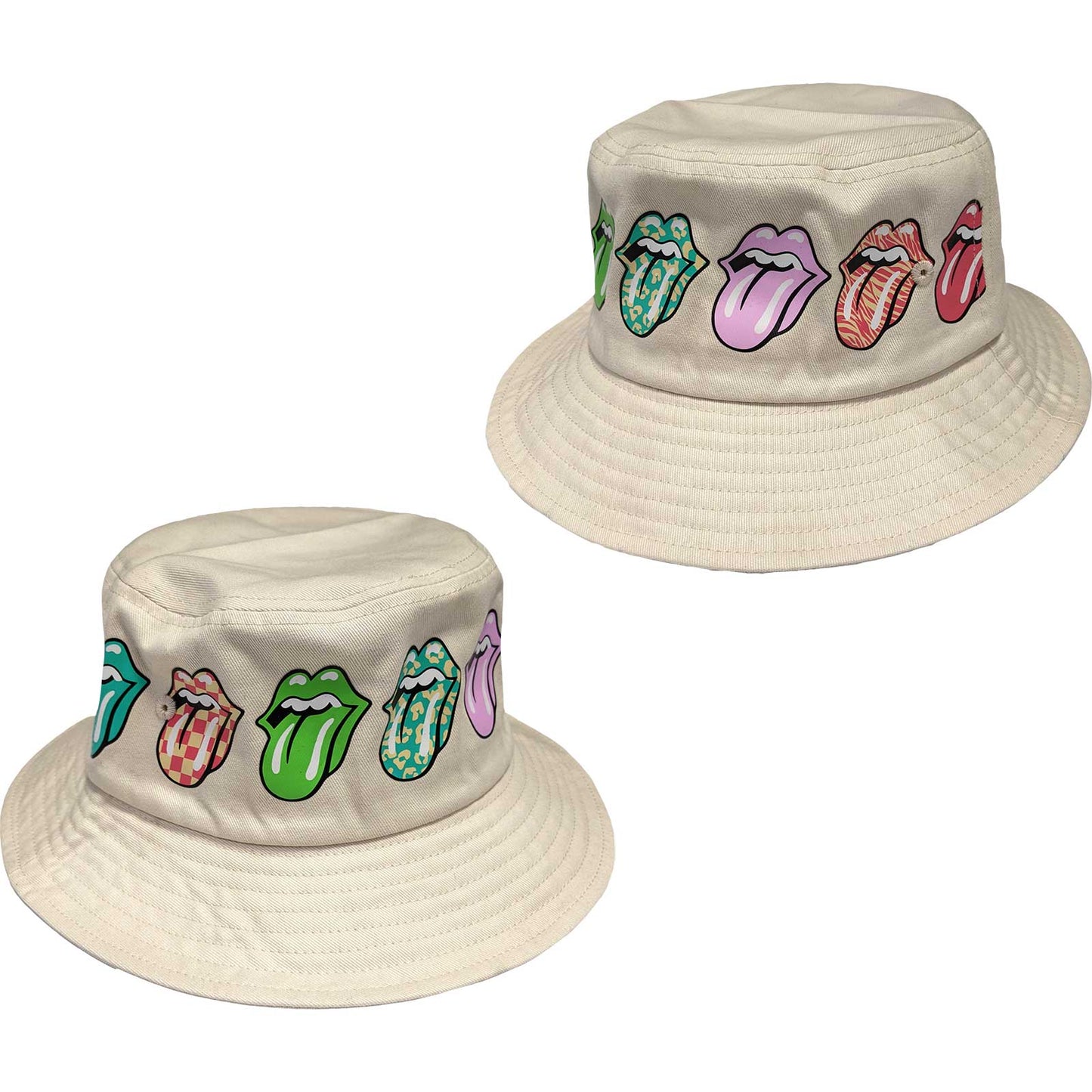 The Rolling Stones Hat: Multi-Tongue Pattern