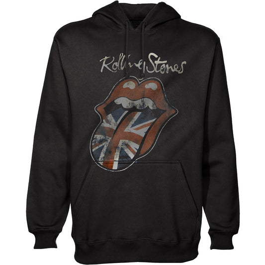 The Rolling Stones Pullover Hoodie: Union Jack Tongue