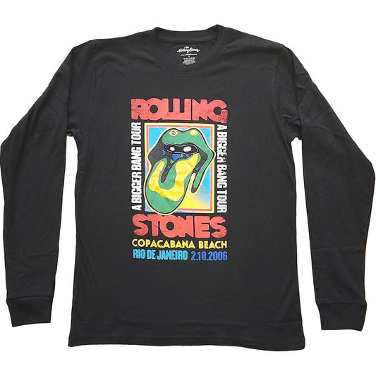 The Rolling Stones Long Sleeve T-Shirt: Copacabana Beach