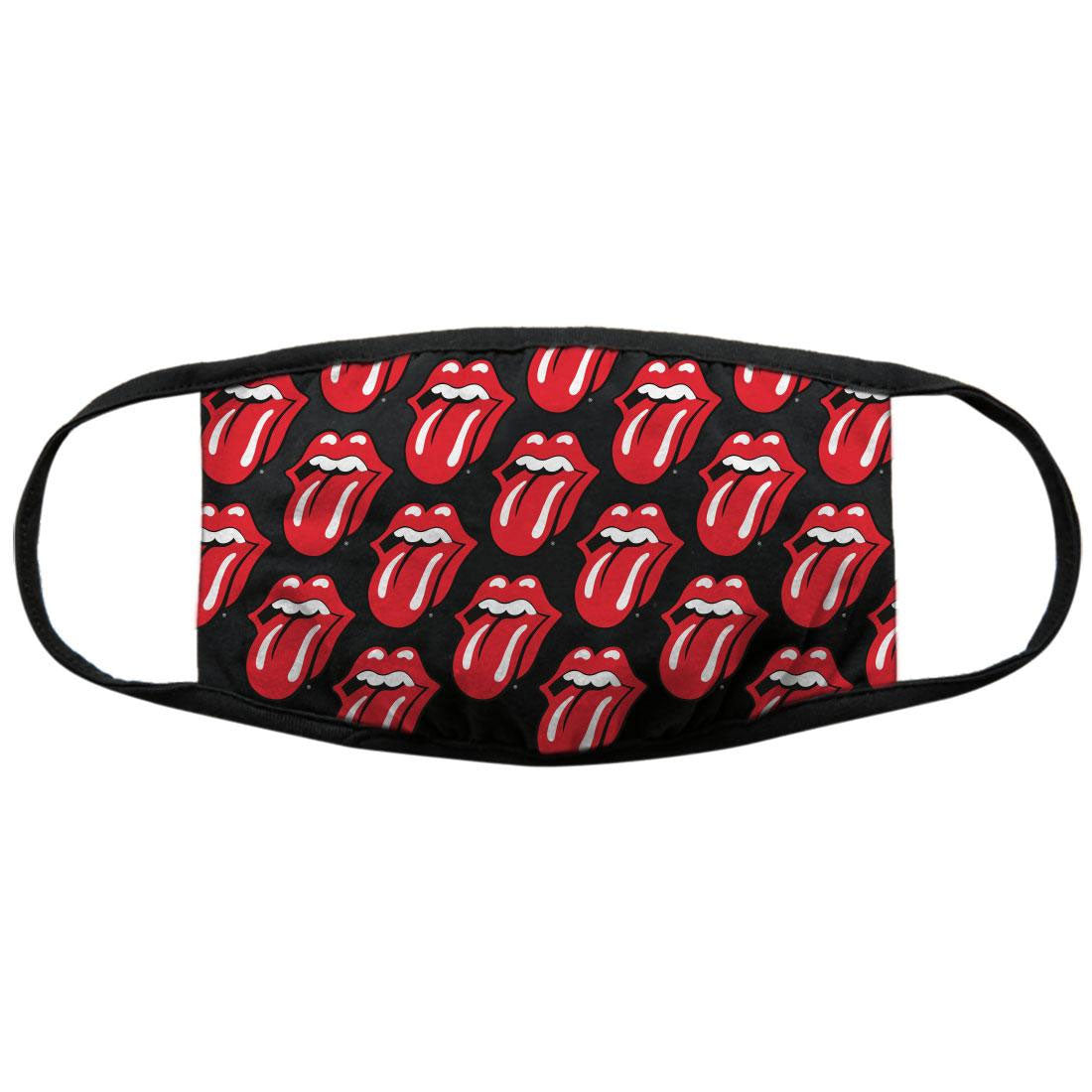 The Rolling Stones Face Mask: Tongue Repeat