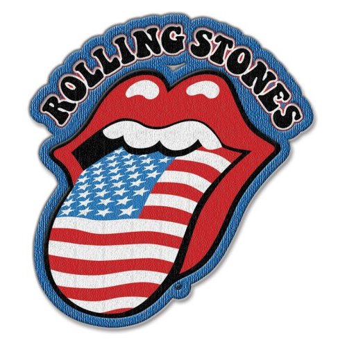 The Rolling Stones Standard Woven Patch: US Tongue