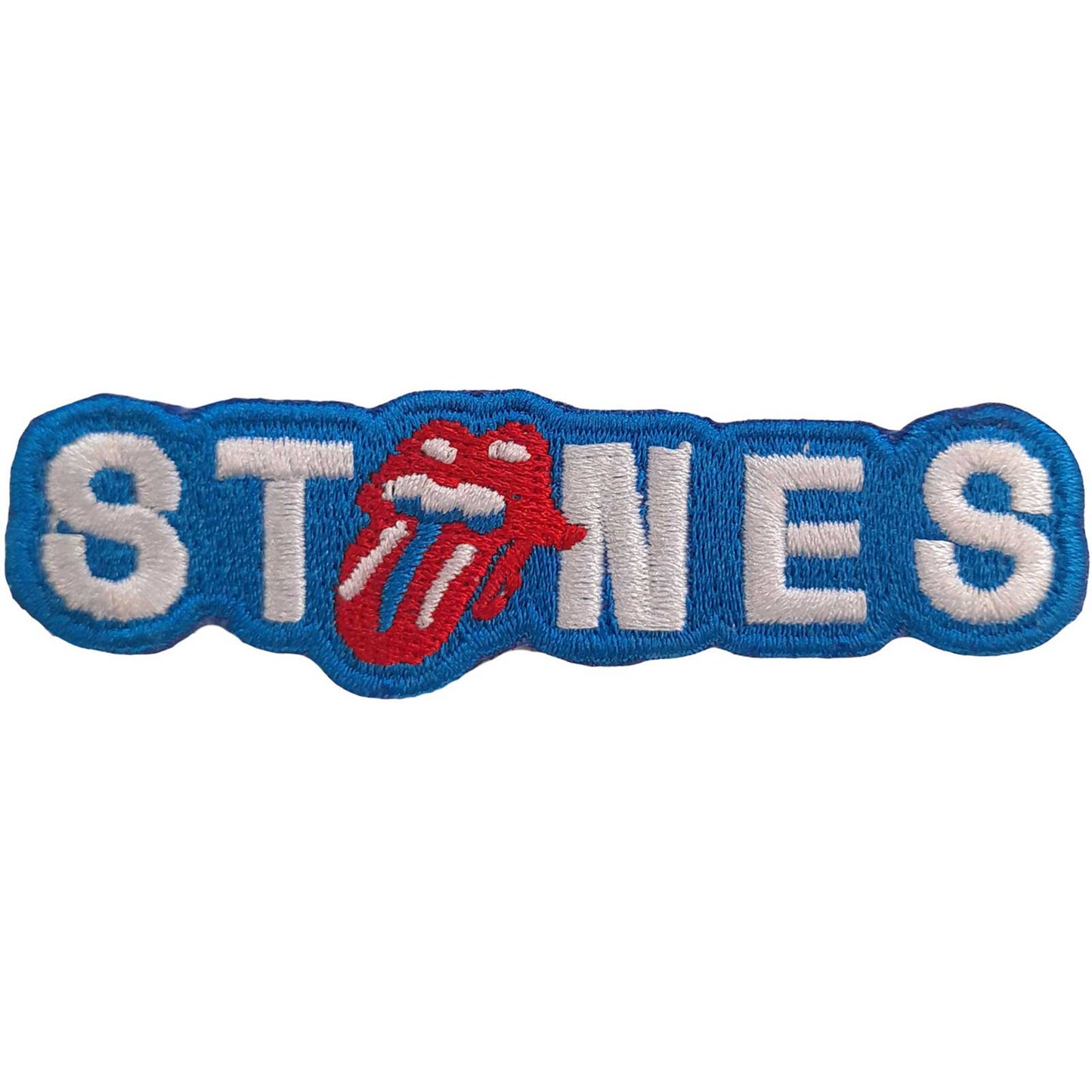 The Rolling Stones Standard Woven Patch: Cut-Out No Filter Licks