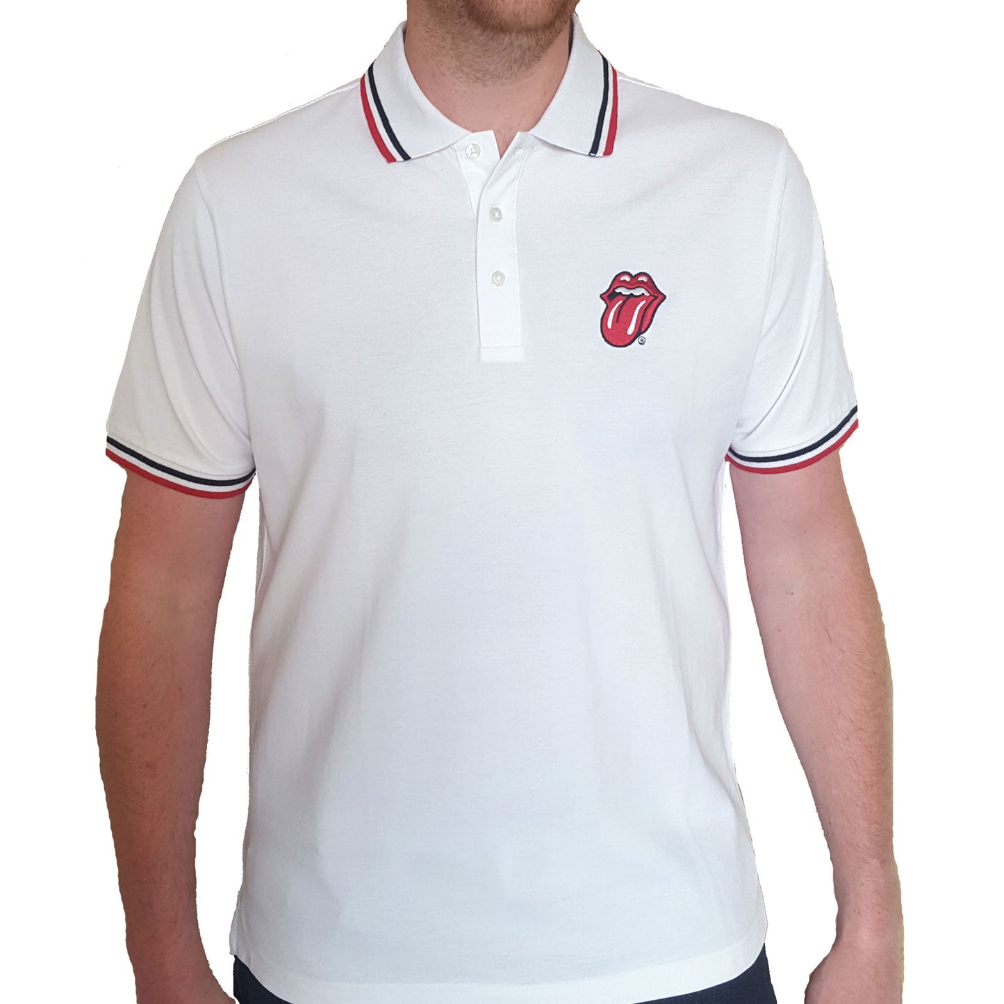 The Rolling Stones Polo Shirt: Classic Tongue