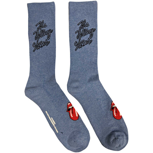 The Rolling Stones Socks: Script Logo