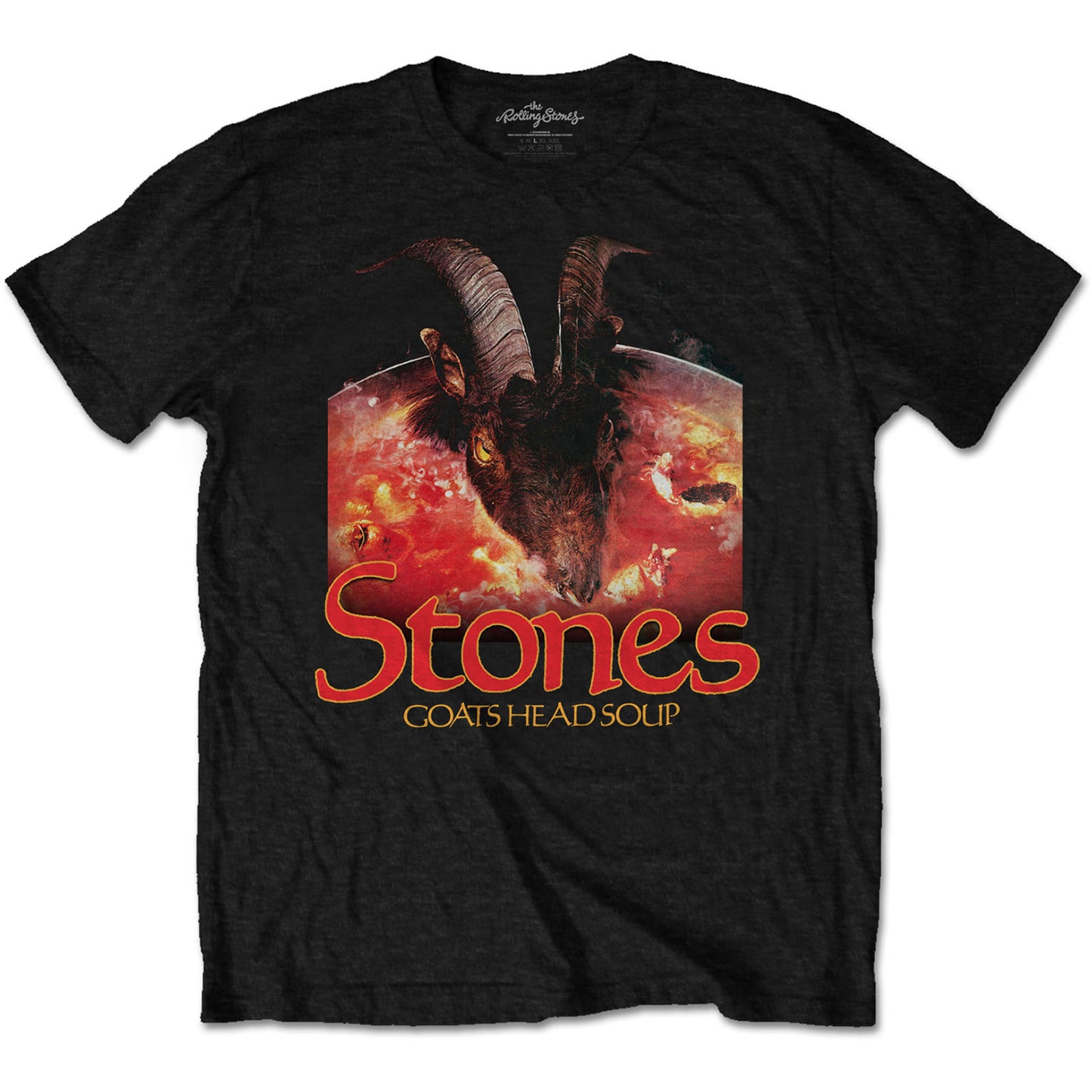 The Rolling Stones T-Shirt: Goats Head Soup with Logo