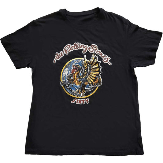 The Rolling Stones T-Shirt: Sixty Dragon Globe