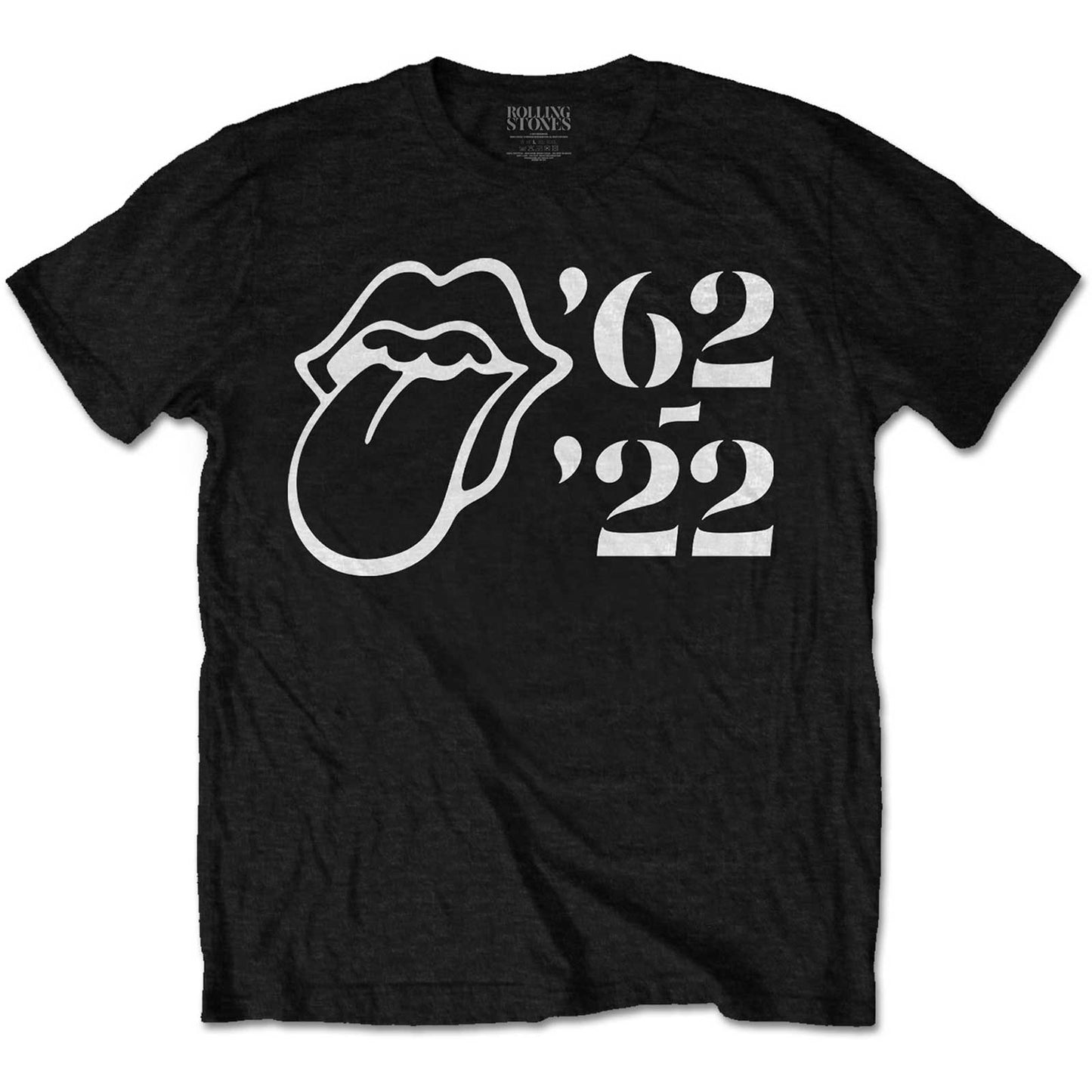 The Rolling Stones T-Shirt: Sixty Outline '62 - '22