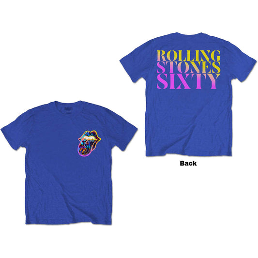 The Rolling Stones T-Shirt: Sixty Gradient Text