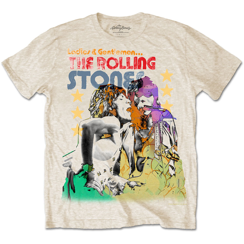 The Rolling Stones T-Shirt: Mick & Keith Watercolour Stars