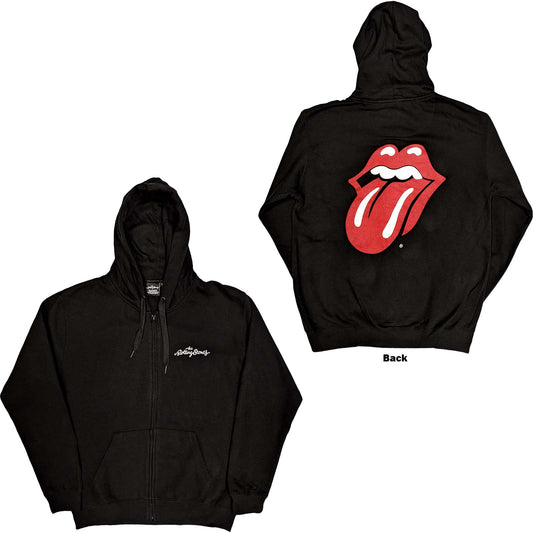 The Rolling Stones Zipped Hoodie: Classic Tongue